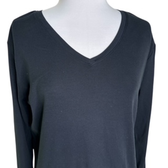 bcg V-Neck Long Sleeve Black Tee-Shirt Size XL - Picture 2 of 7
